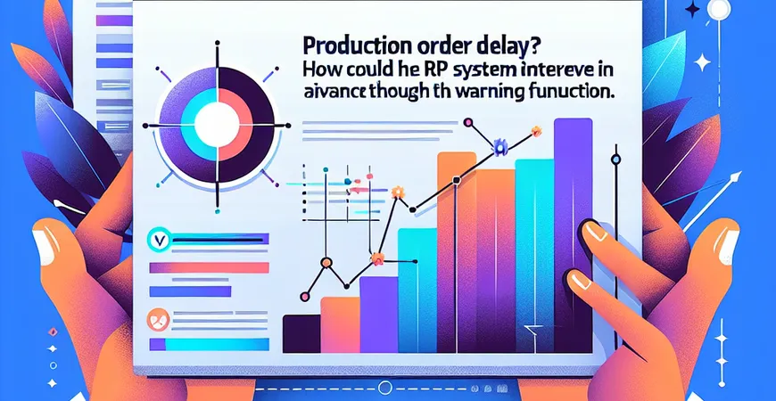 生产工单延期？ERP 系统如何通过预警功能提前干预